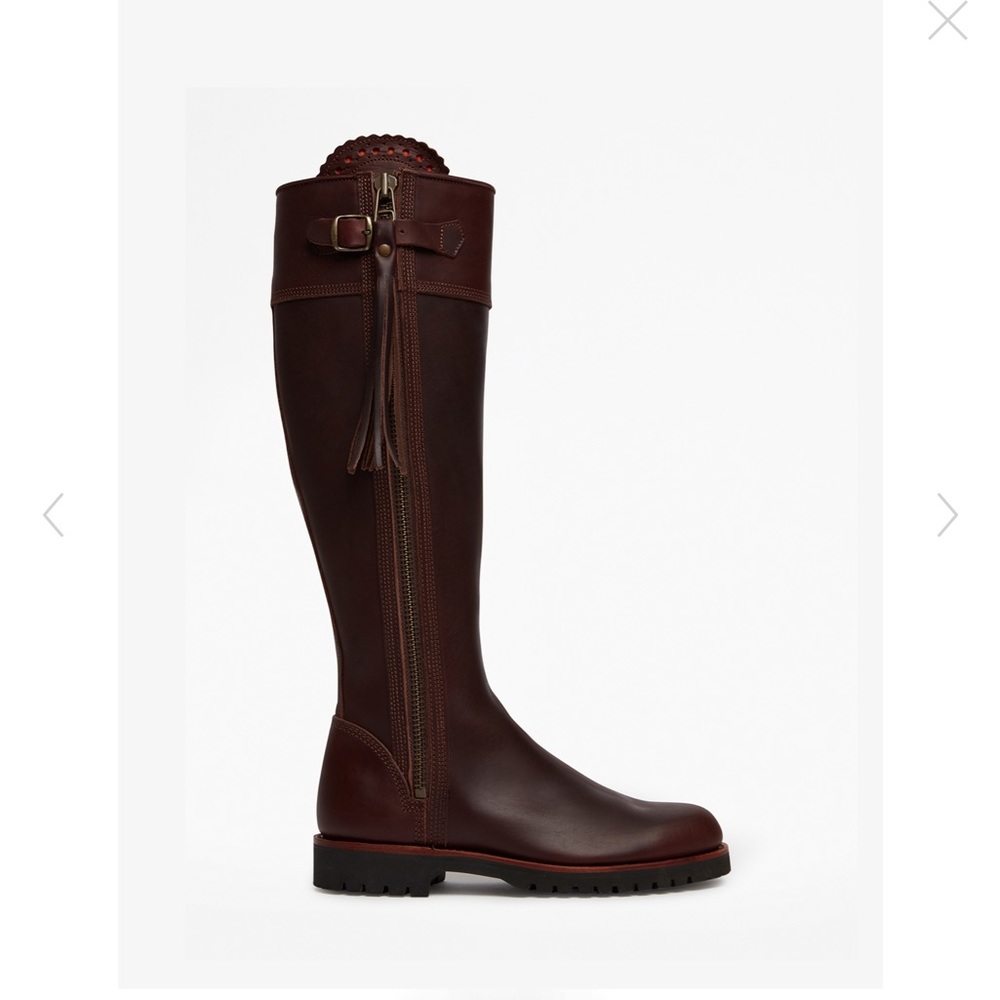 NWT Penelope Chilvers Long Tassel Boots size Europe 40.5 US 9.5